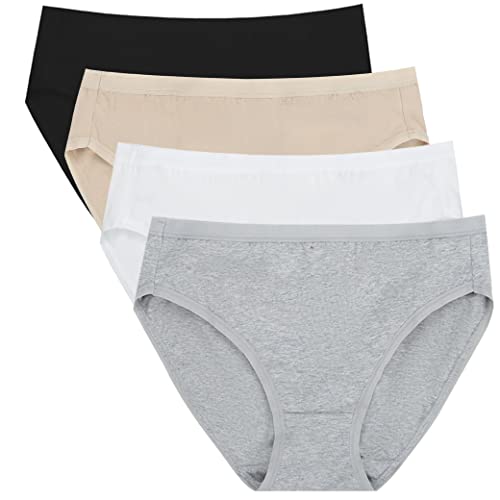 COLOMI Unterhosen Damen Baumwolle Slips Mehrpack Hipster Bequeme Unterwäsche von COLOMI