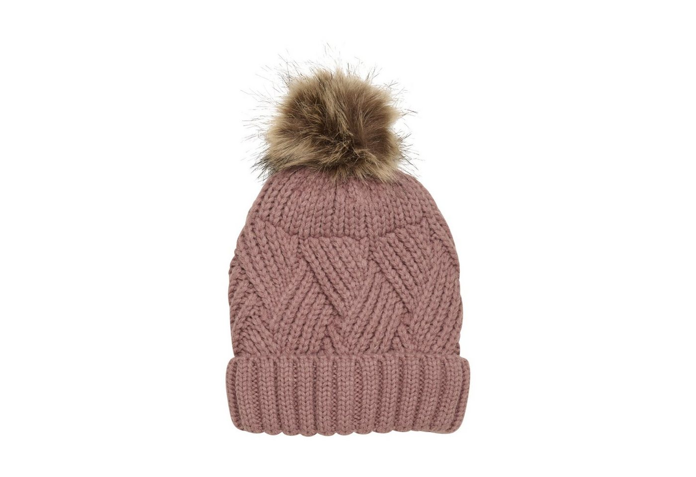 COLOR KIDS Beanie Color Kids Girls Hat With Detachable Fake Fur von COLOR KIDS