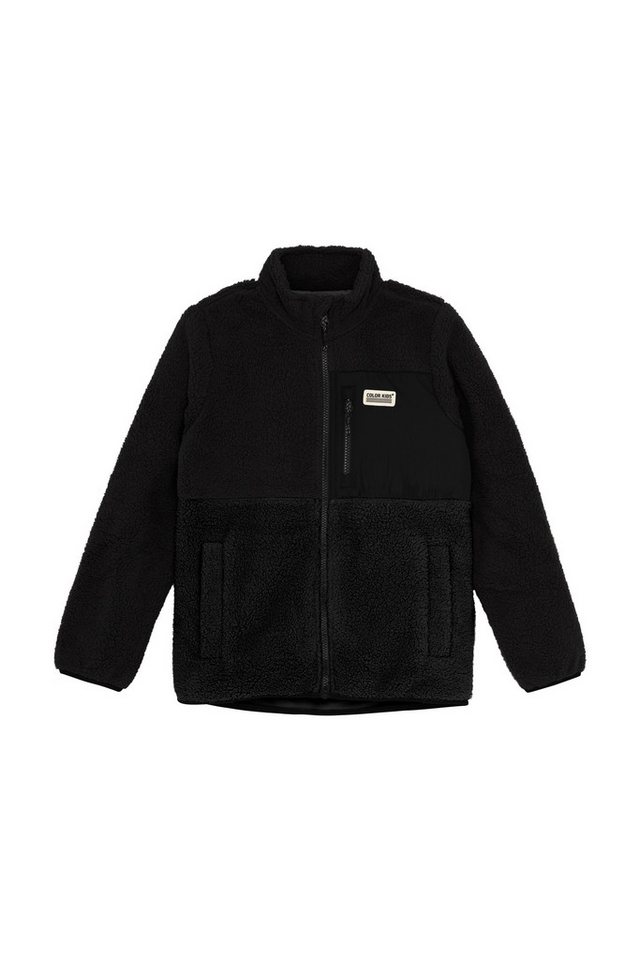 COLOR KIDS Plüschjacke COFleece Flauschige Teddy-Jacke von COLOR KIDS
