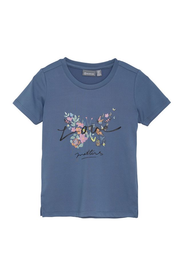 COLOR KIDS T-Shirt COT-shirt W. Print -S/S, Girl Kids T-Shirt mit Quick Dry Funtkion von COLOR KIDS