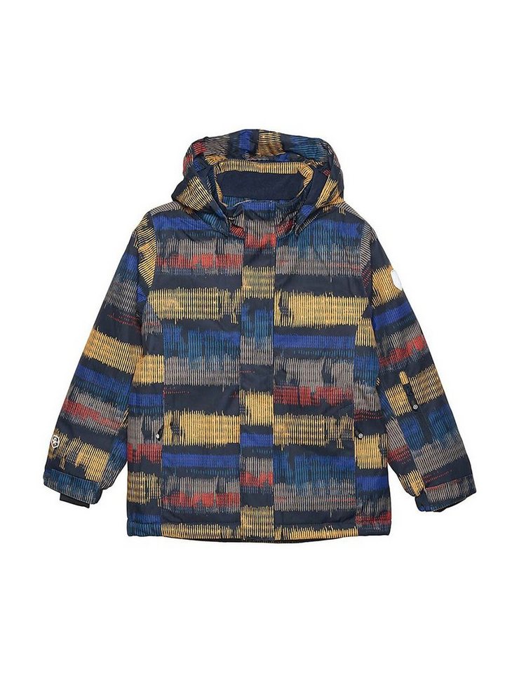 COLOR KIDS Winterjacke Color Kids Jungen Skijacke AOP 741119 blau gelb von COLOR KIDS