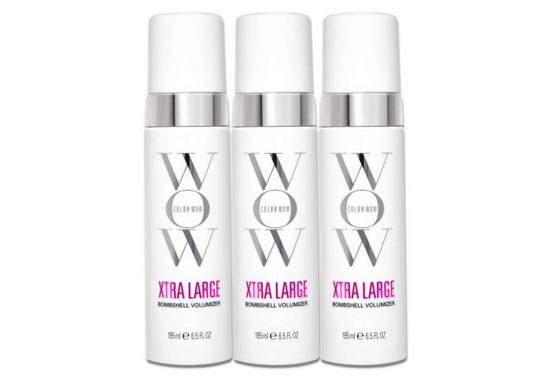 COLOR WOW Haarschaum Xtra Large Bombshell Volumizer Haar Schaumfestiger Haarstyling, 3-tlg., Haarpflege, Haarschaum, Haarfestiger, Haarstyling von COLOR WOW