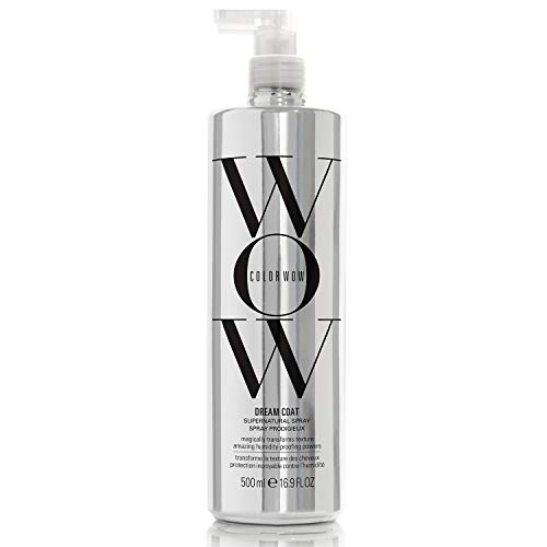 Color Wow Dream Coat Anti Frizz Spray für superglattes Haar, Hitzeschutz für Haare hält bis zu 3 Haarwäschen, Glanzspray für geschmeidige Haare, 500ml von COLOR WOW