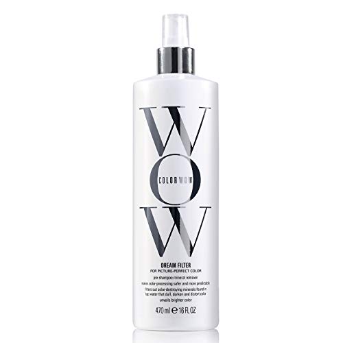 Color Wow Dream Filter, Pre-Shampoo Treatment, Sprühkur für strahlende & frischere Haarfarbe, Haarpflege Spray für helles & blondes Haar geeignet, 470ml von Color WoW