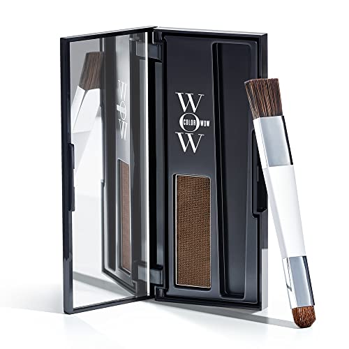 Color Wow Root Cover Up Ansatzpuder, Haar Concealer Kaschieren vom Haaransatz für Frauen & Männer, Haaransatz Puder mit wasserfester Rezeptur perfektes Finish, mittelbraun, 2.1g von COLOR WOW