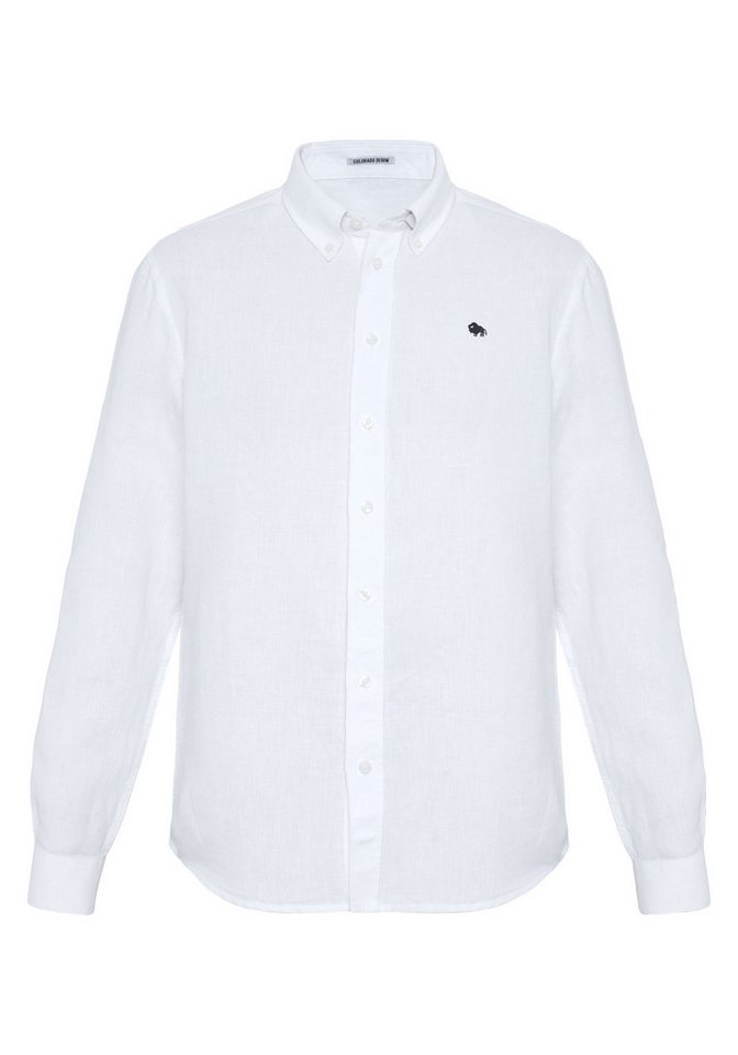 COLORADO DENIM Langarmhemd mit Logostickerei von COLORADO DENIM