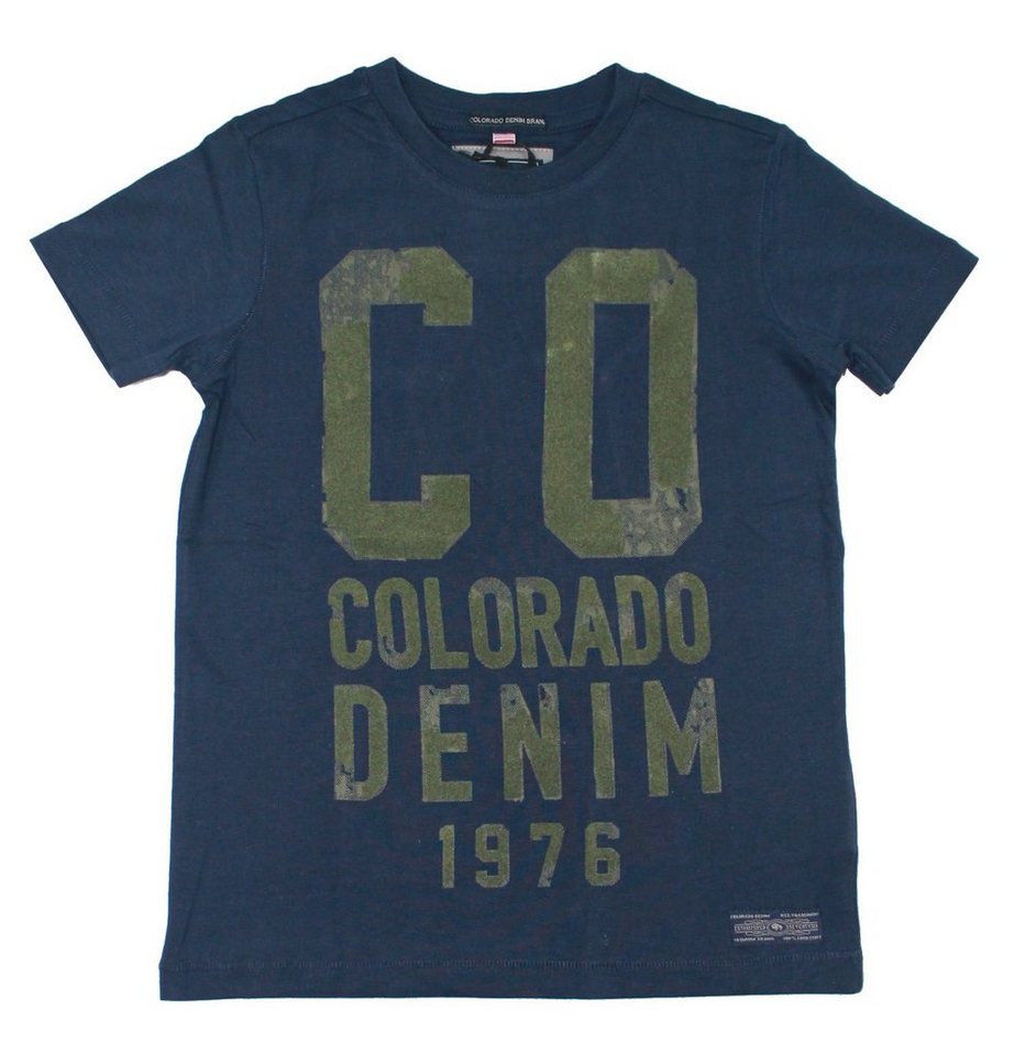 COLORADO DENIM T-Shirt Colorado Marble Boys T-Shirt bright ink (1-tlg) von COLORADO DENIM