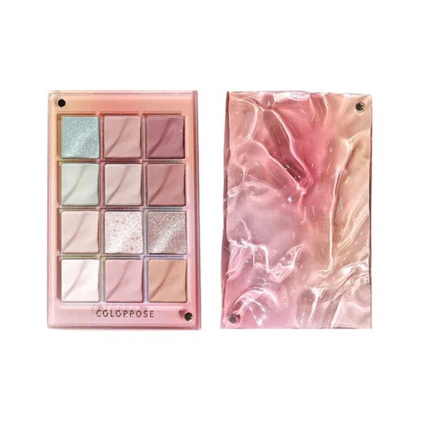 COLORROSE - Water Ripple Series Eyeshadow Palette - 9.5g - #791 Bubble Watermelon von COLORROSE