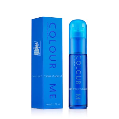 COLOUR ME Azure Perfume for Men. 50ml Eau de Parfum Men, Luxury Fragrance - Mens Aftershave, Long Lasting Fragrance for Men by Milton-Lloyd von COLOUR ME