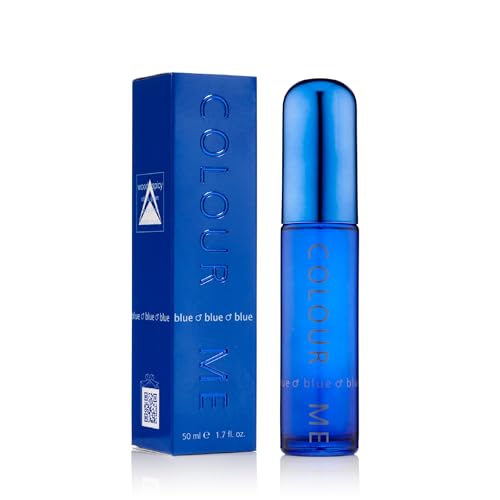COLOUR ME Blue Perfume for Men. 50ml Eau de Toilette Men, Luxury Fragrance - Mens Aftershave, Long Lasting Fragrance for Men by Milton-Lloyd von COLOUR ME