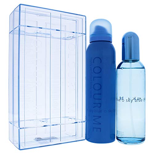 COLOUR ME Sky Blue Perfume for Women. 100ml Eau de Parfum & 150ml Body Spray - Twin Perfume Gift Set Women. Luxury Fragrance - Ladies Perfume Set, Long Lasting Womens Perfumes by Milton-Lloyd von COLOUR ME