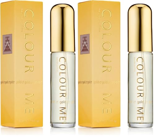Colour Me Gold Homme - Duft für Männer - 50 ml Eau de Toilette von Milton-Lloyd (Packung mit 2) von COLOUR ME