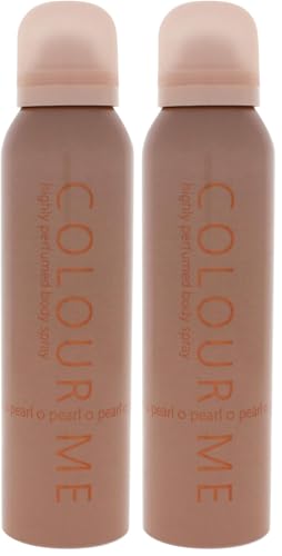 Colour Me Pearl - Fragrance for Women - 150ml Body Spray, by Milton-Lloyd (Packung mit 2) von COLOUR ME
