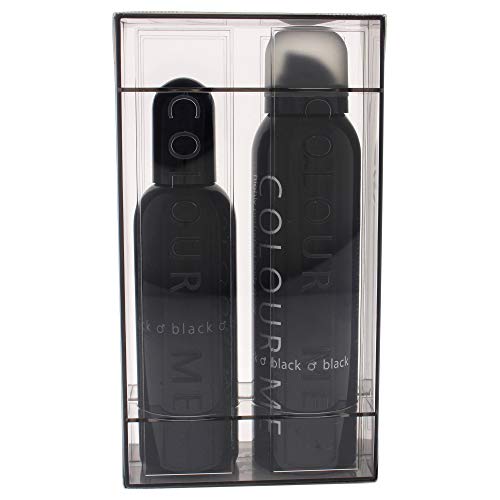 FARBE MICH SchwarzParfüm für Herren 90ml Eau deParfüm für Herren & 150ml Bodyspray - Twin Parfüm Geschenkset Herren. Luxusduft -Aftershave für Herren, Lang anhaltendeParfüm von Milton-Lloyd von COLOUR ME