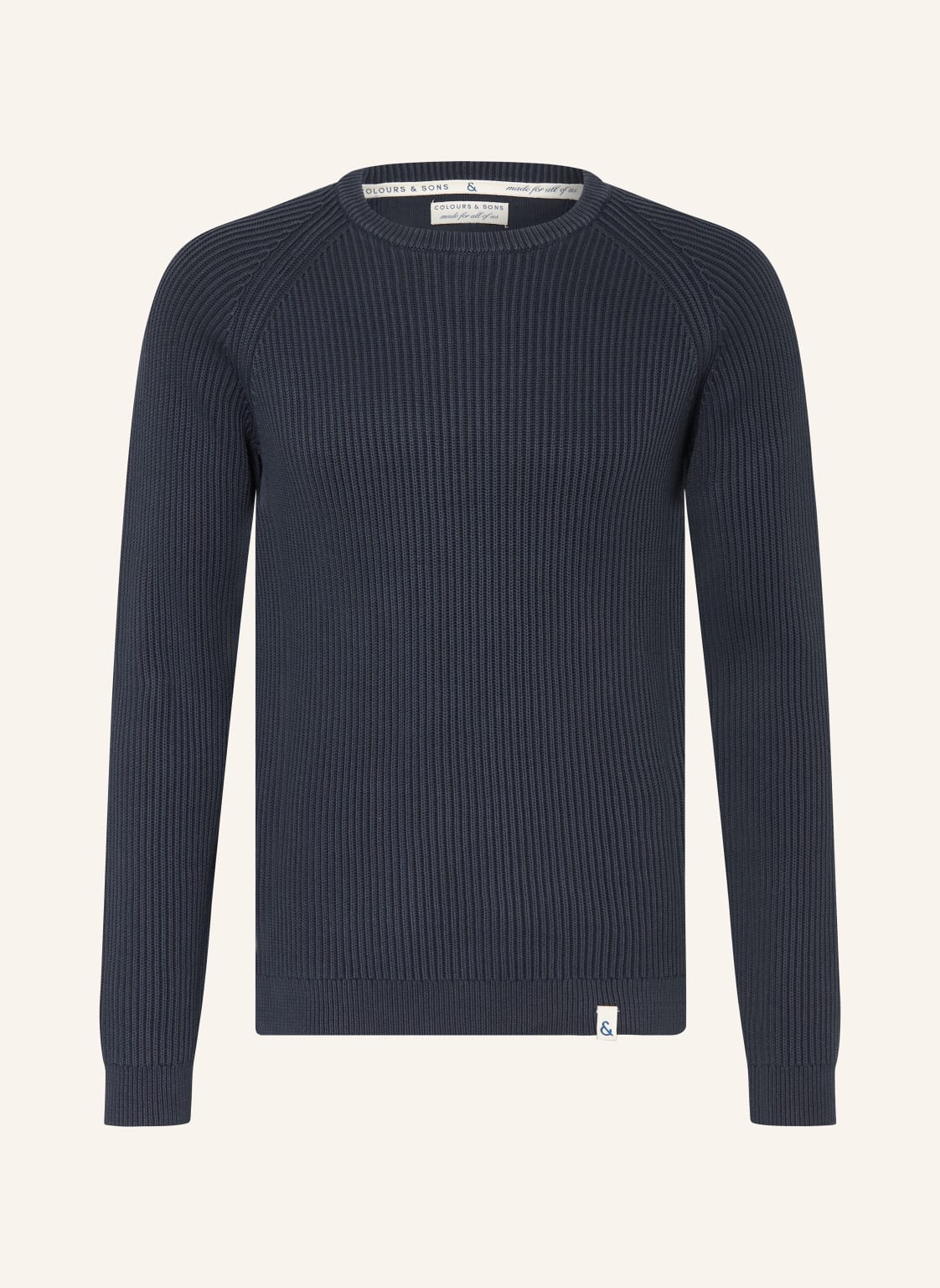 Colours & Sons Pullover blau von COLOURS & SONS