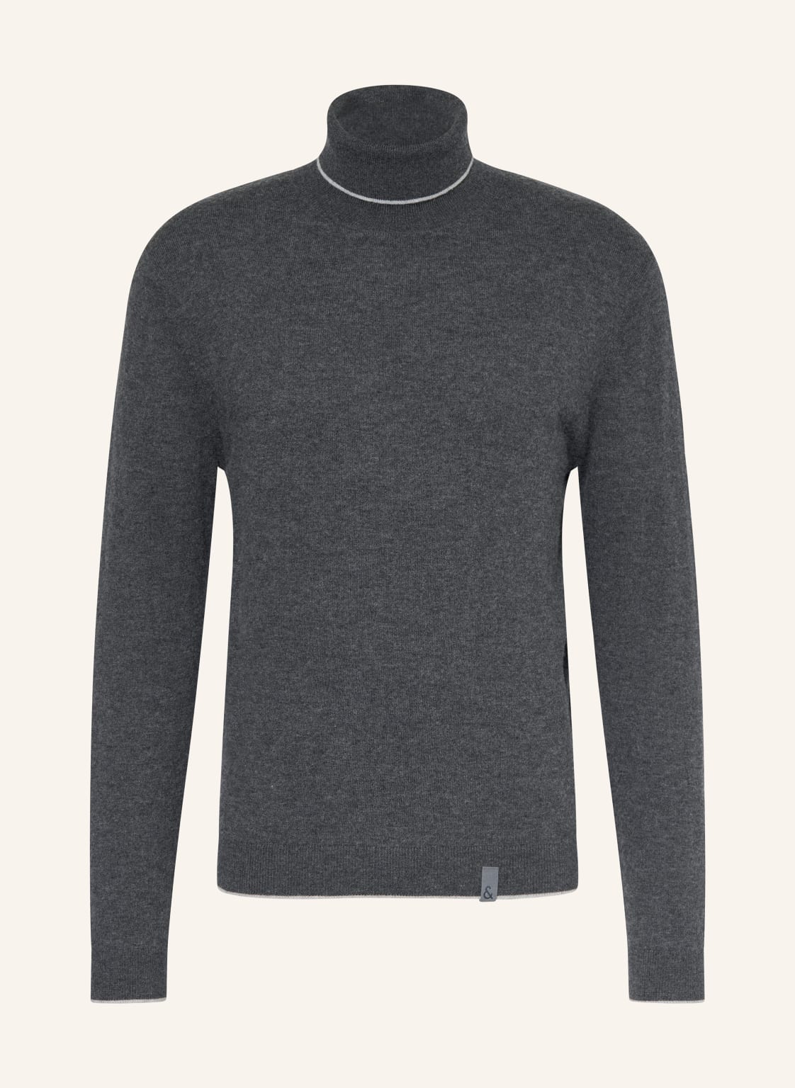 Colours & Sons Rollkragenpullover Mit Merinowolle grau von COLOURS & SONS