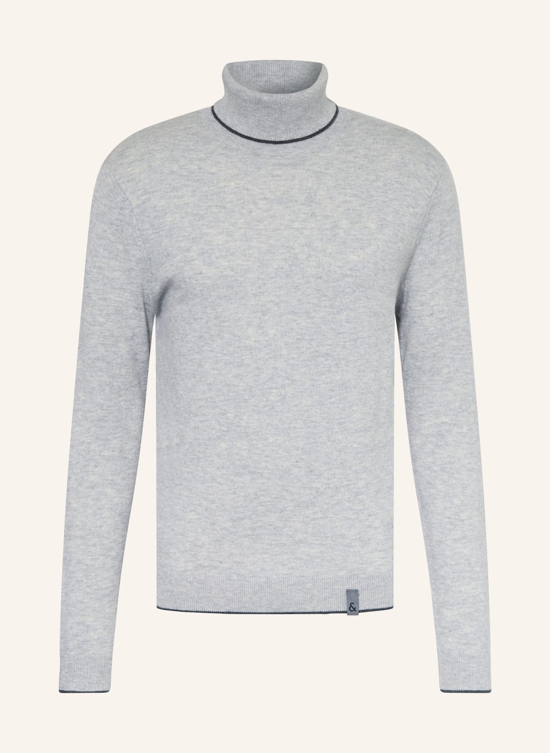 Colours & Sons Rollkragenpullover Mit Merinowolle grau von COLOURS & SONS