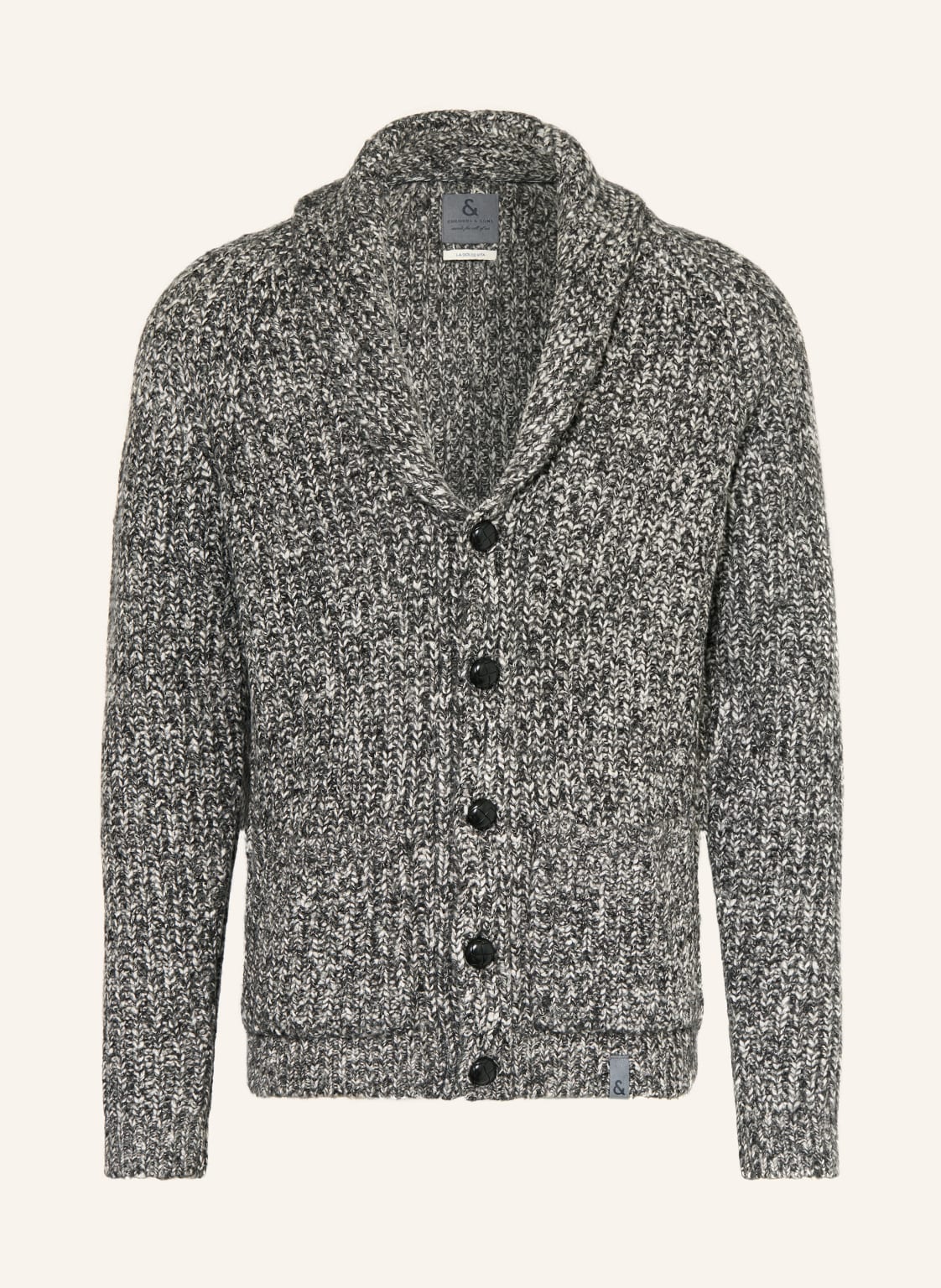 Colours & Sons Strickjacke grau von COLOURS & SONS