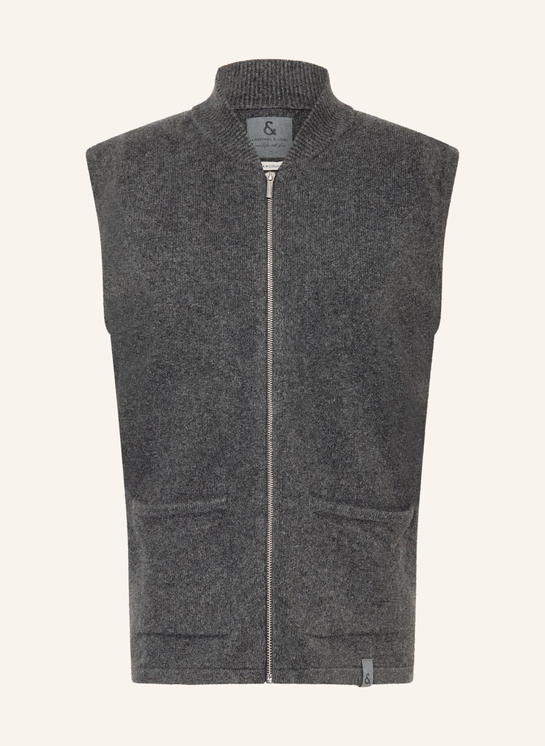 Colours & Sons Strickweste grau von COLOURS & SONS