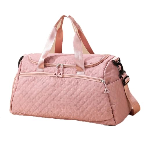 COLseller Faltbare Reisetasche für Herren & Damen Weekender Bag Wasserabweisende Weekender Gym Travel Bag Handgepäck Tasche Trainingstasche für Damen Herren,Pink von COLseller