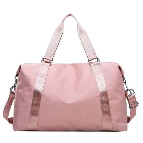 COLseller Reisetasche Damen Sporttasche Handgepäck Tasche Travel Duffle Bag Weekender Herren für Reisen, Urlaub Übernachtung, Krankenhaus, Camping,Pink von COLseller