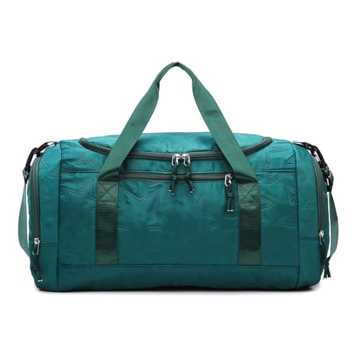 COLseller Reisetasche Foldybag Weekender Reisetasche Damen Travel Duffle Bag Weekender Herren für Reisen, Urlaub Übernachtung, Krankenhaus, Camping,Green von COLseller