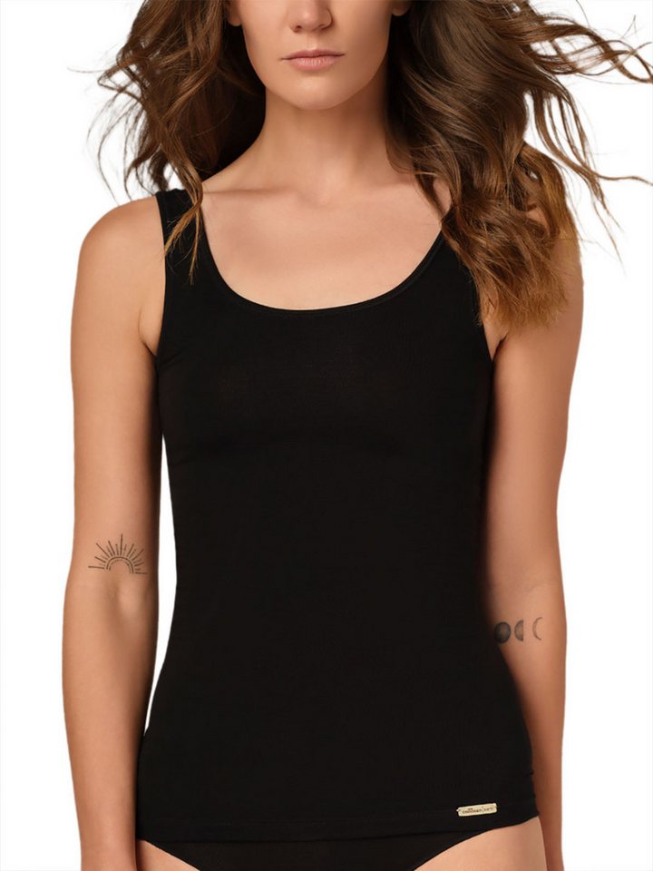 COMAZO Achselhemd Damen Unterhemd Achselträger 2764 (Stück, 1-St) Vegan von COMAZO