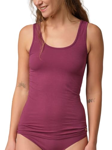 COMAZO Damen Achselhemd Earth 10130276401 Gr. 46 in brombeer von Comazo
