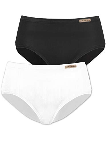 COMAZO Earth 2er Sparpack Damen Jazz Pants, Gr.40, schwarz-Weiss von Comazo