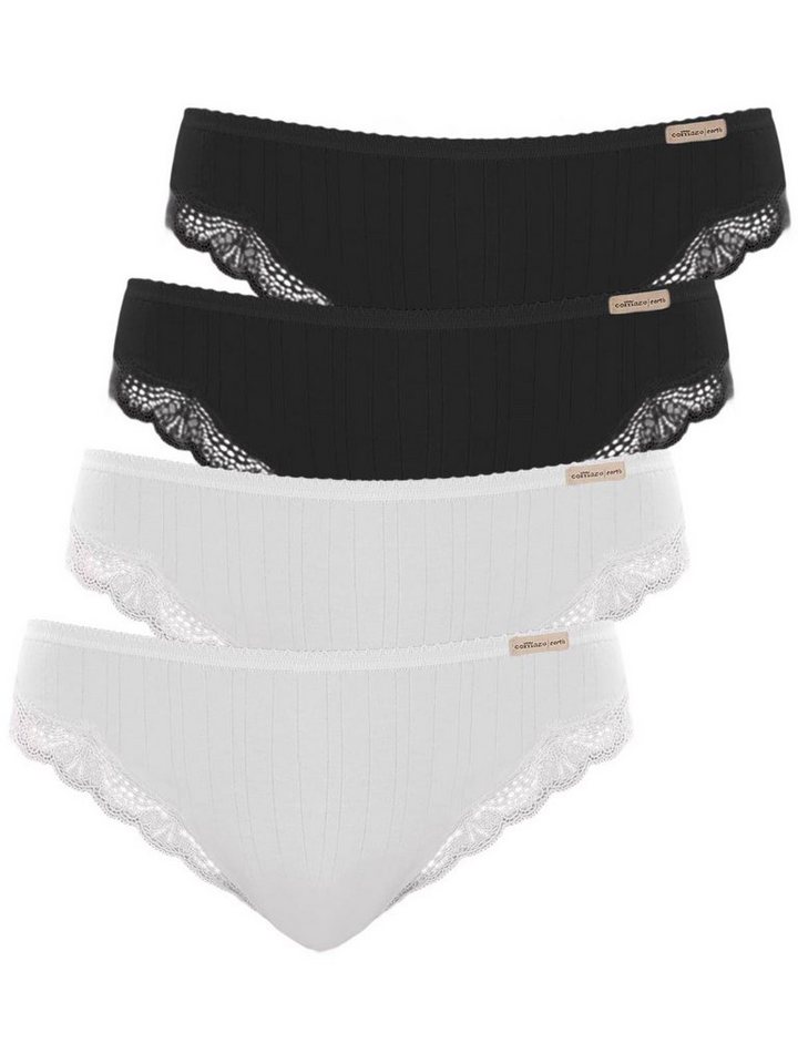 COMAZO Jazz-Pants Slips 4er Pack Damen Jazz Pants 2778 (Spar-Set, 4-St) Vegan von COMAZO