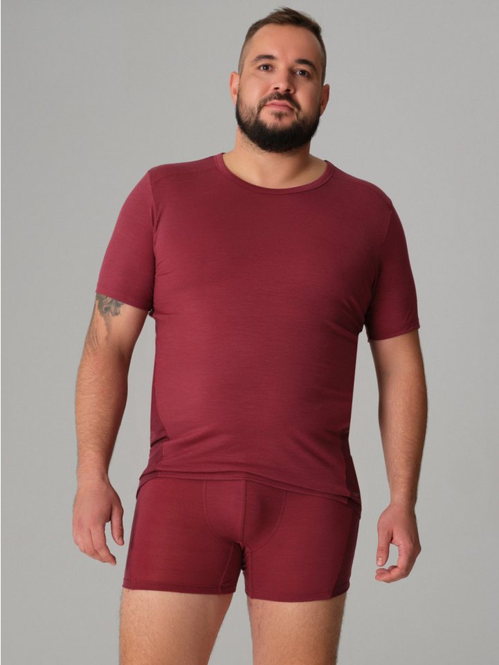 COMAZO Kurzarmshirt aus Merinowolle von COMAZO