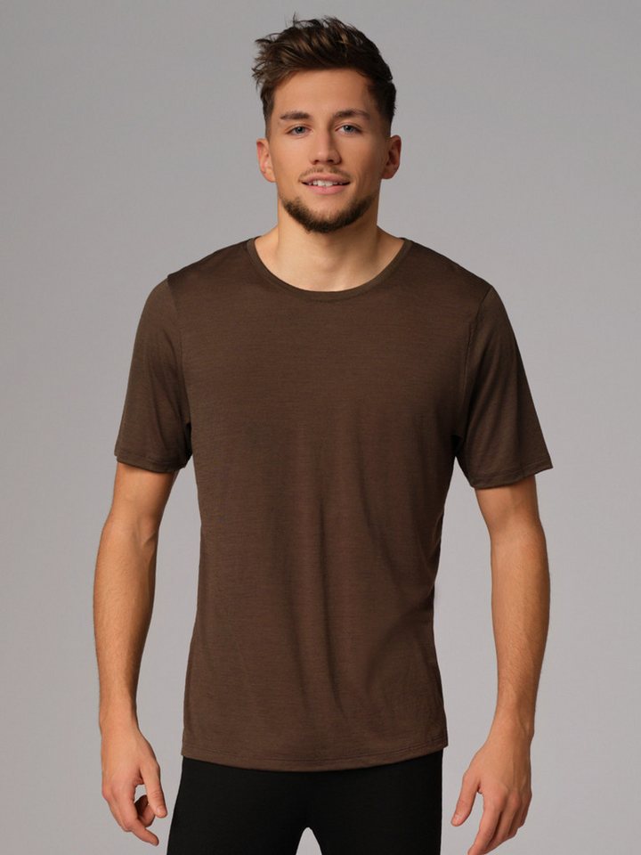 COMAZO Kurzarmshirt aus Wolle-Lyocell-Mischqualität von COMAZO