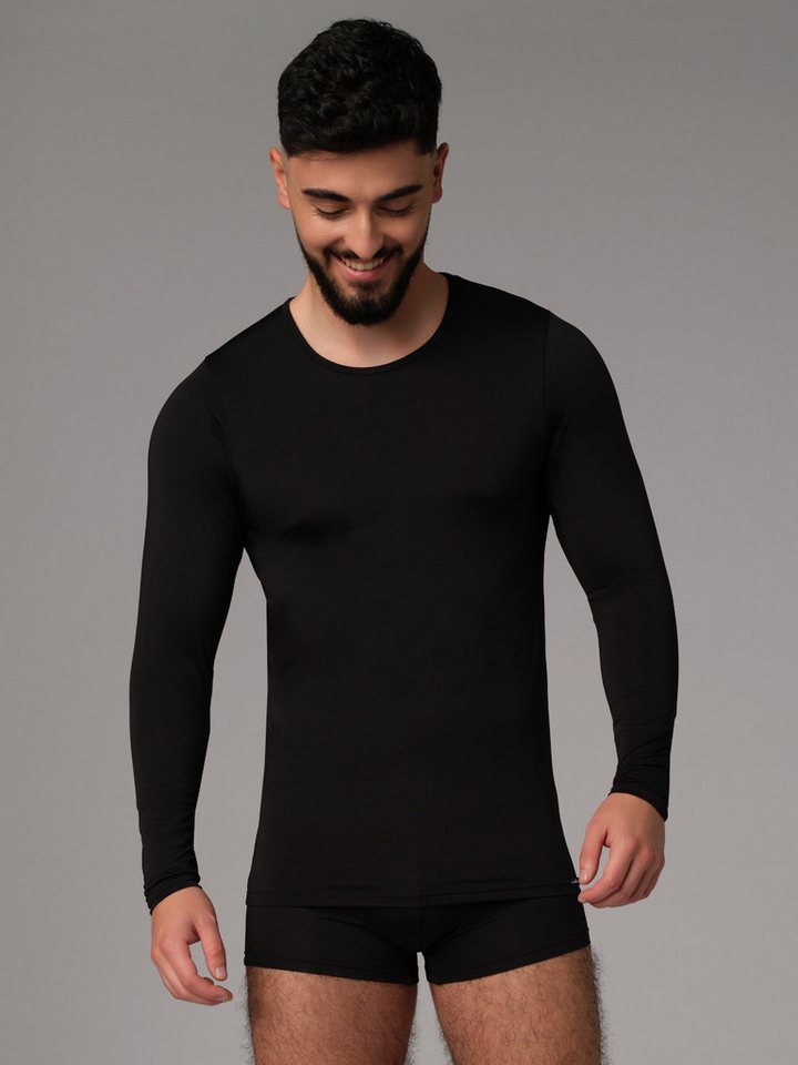 COMAZO Langarmshirt aus recyceltem Polyester von COMAZO
