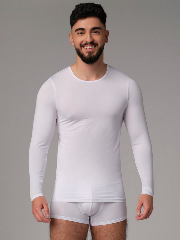 COMAZO Langarmshirt aus recyceltem Polyester von COMAZO