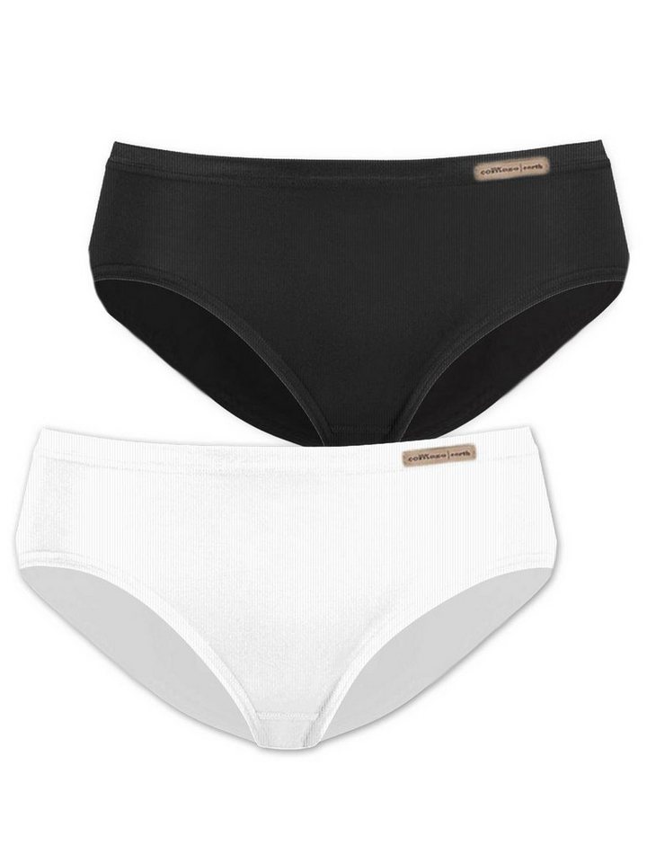 COMAZO Minislip 2er Pack Damen Baumwoll Mini Slip (Stück, 2-St) Vegan von COMAZO