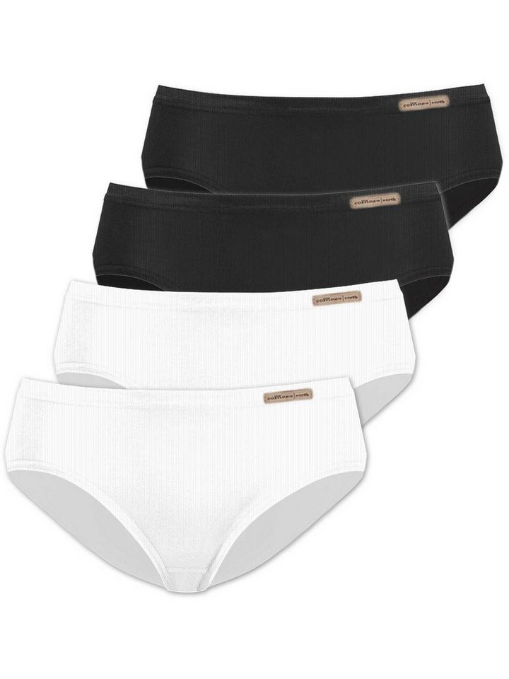 COMAZO Minislip 4er Pack Damen Baumwoll Mini Slip (Spar-Set, 4-St) Vegan von COMAZO