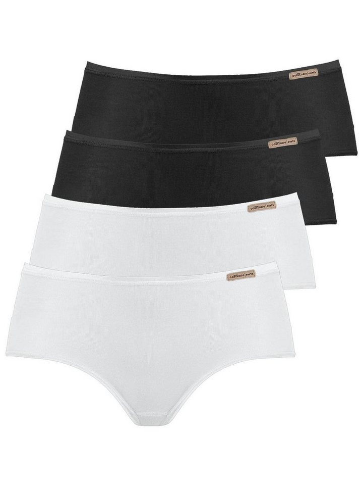 COMAZO Panty 4er Pack Damen Baumwoll Panty (Spar-Set, 4-St) Zwickel von COMAZO