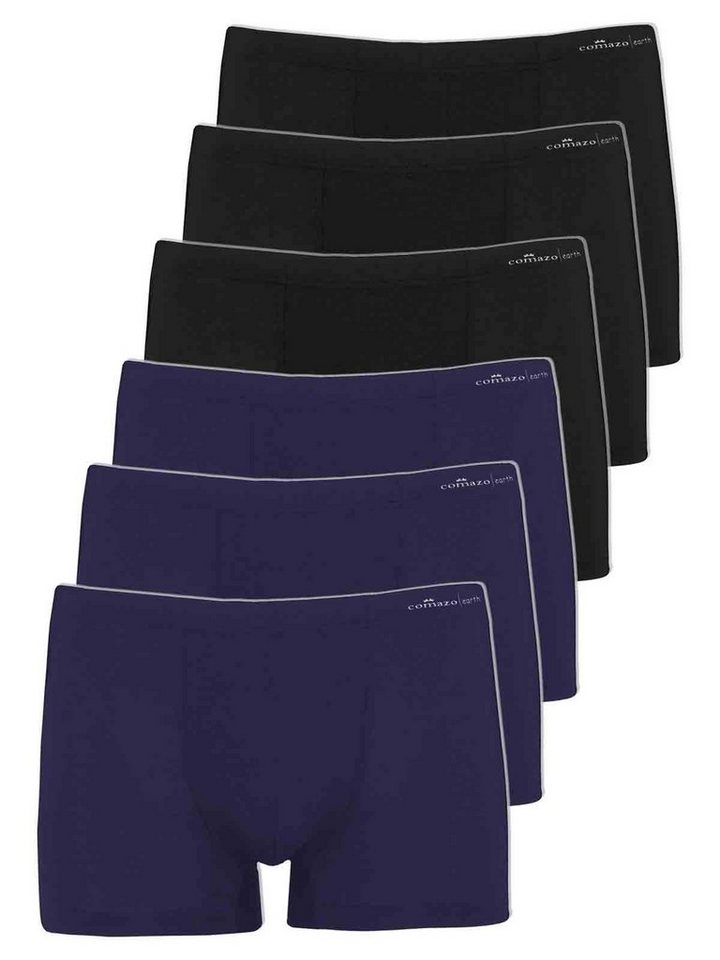 COMAZO Retro Pants 6er Pack Herren Pants ohne Eingriff (Packung, 6-St) Vegan von COMAZO