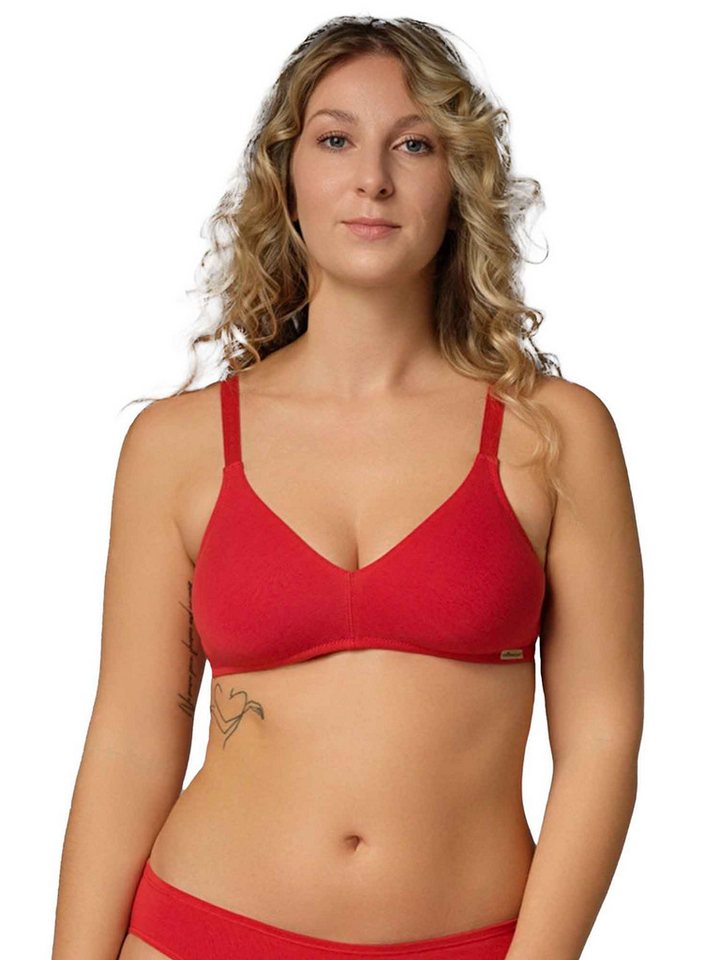 COMAZO Soft-BH Soft BH ohne Bügel 2764 (Stück, 1-tlg) vorgeformte Cups, Uni, Single-Jersey von COMAZO