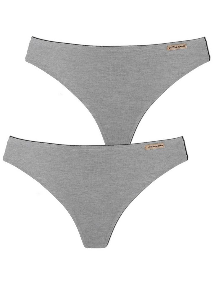 COMAZO String 2er Pack Damen String 2764 (Stück, 2-St) Vegan von COMAZO