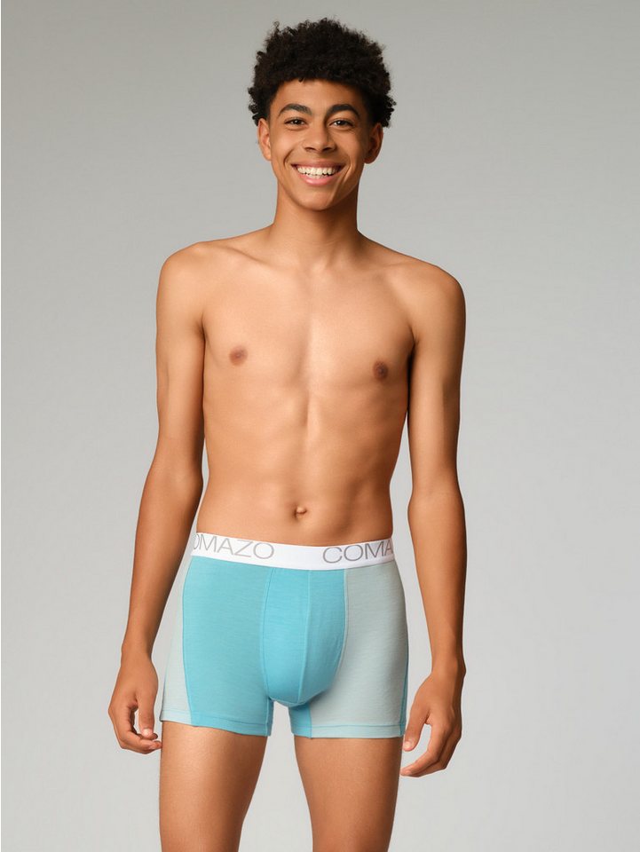 COMAZO Trunk aus Merinowolle mti Logo-Elastikbund von COMAZO