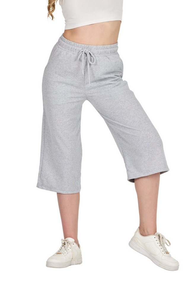 COMEOR 3/4-Hose COMEOR Damen Capri Sweatpants – Bequeme 3/4 Jogginghose von COMEOR