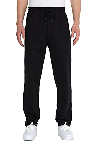 COMEOR Jogginghose Herren mit Reißverschlusstaschen Baumwolle Trainingshose - Sporthose Jogginghosen Männer Jogger | Jungen Freizeithose von COMEOR