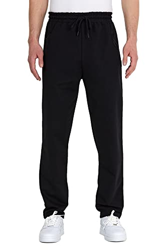 COMEOR Jogginghose Herren Baumwolle Trainingshose - mit Reißverschlusstaschen Sporthose Jogginghosen Männer Jogger | Jungen Freizeithose von COMEOR