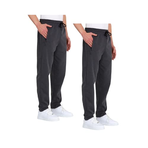 COMEOR Jogginghose Herren mit Reißverschlusstaschen Baumwolle Trainingshose - Sporthose Jogginghosen Männer Jogger | Jungen Freizeithose von COMEOR
