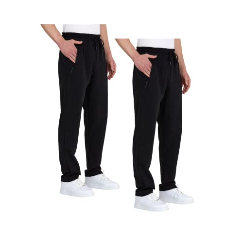 COMEOR Jogginghose Herren mit Reißverschlusstaschen Baumwolle Trainingshose - Sporthose Jogginghosen Männer Jogger | Jungen Freizeithose von COMEOR