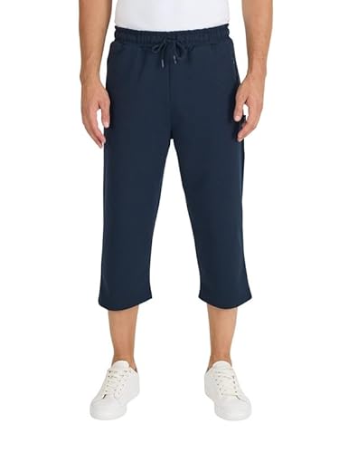 COMEOR Jogginghose Herren Kurz mit Reißverschlusstaschen Shorts Baumwolle Trainingshose - Kurze Sporthose Männer von COMEOR