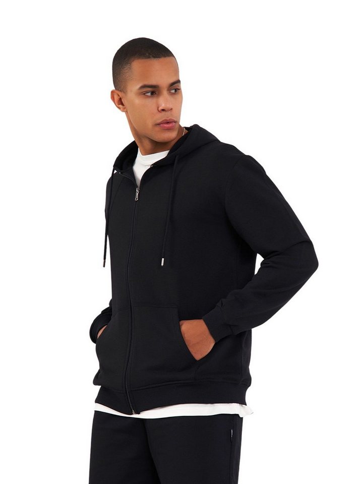 COMEOR Kapuzensweatjacke Herren Zip-Hoodie Kapuzenjacke Sweatshirt mit Reißverschluss von COMEOR