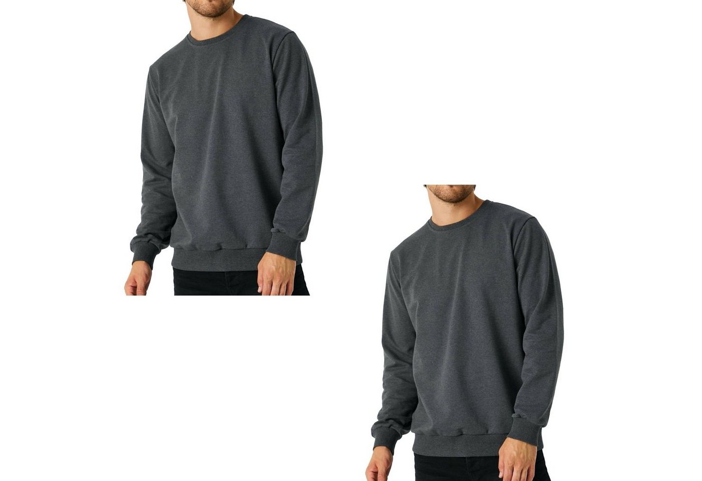 COMEOR Sweatshirt Herren Pullover bequeme Sweater (2-tlg) aus Baumwollmischung von COMEOR