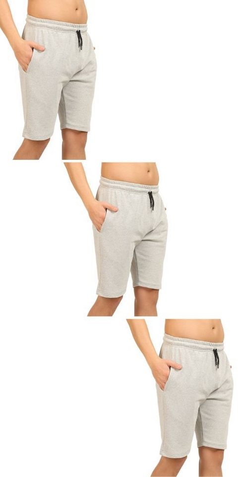 COMEOR Sweatshorts Kurze Hosen Herren-Sporthose Kurz Laufshorts Männer Bermuda Shorts (3-tlg) von COMEOR